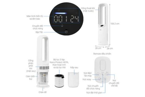 Máy lọc không khí Philips AMF765/30 40W - Ảnh 2